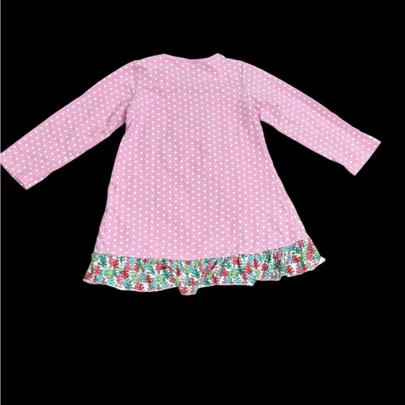 Pink Polka Dot Christmas Tree Dress - Picture 2 of 10